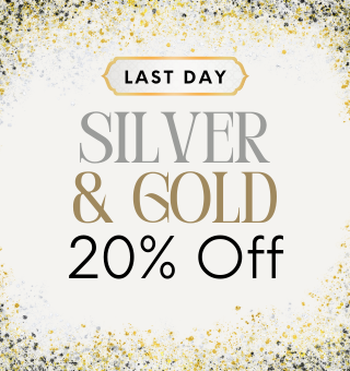 Silver and Gold Sale! 20% OFF plus FREE SHIPPING
