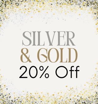 Silver and Gold Sale! 20% OFF plus FREE SHIPPING