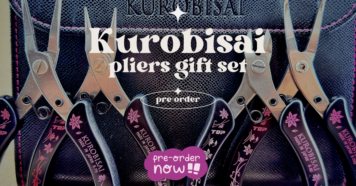 Kurosai Japanese Stainless Steel Jewelry Pliers Pre Order Now.