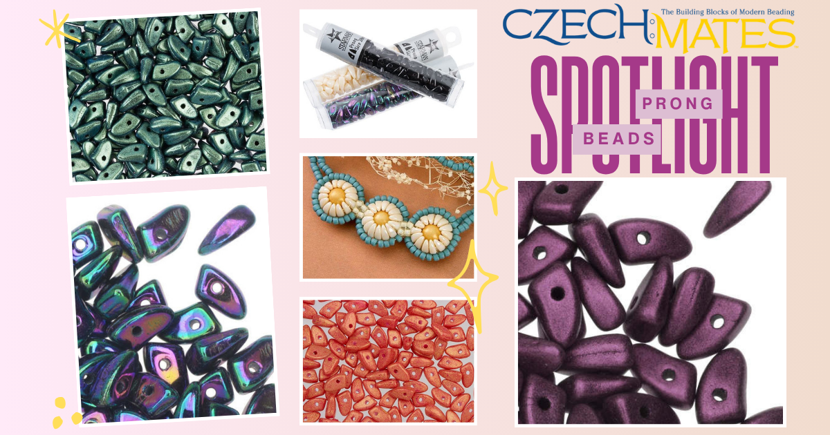Product Spotlight: Czech Glass Prong Beads
