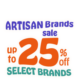 Artisan Brands Sale! Up to 25% Off