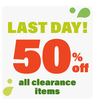 Last Day! Spring Cleaning Clearance Sale!