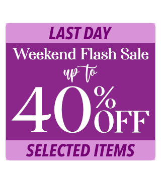 LAST DAY Weekend Flash Sale! Up to 40% Off