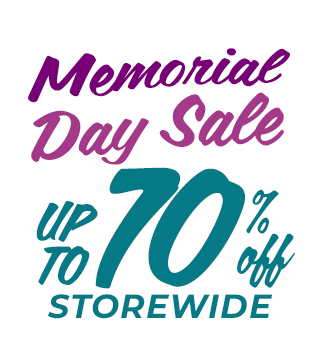 Memorial Day Sale! Up to 70% OFF + Double Points