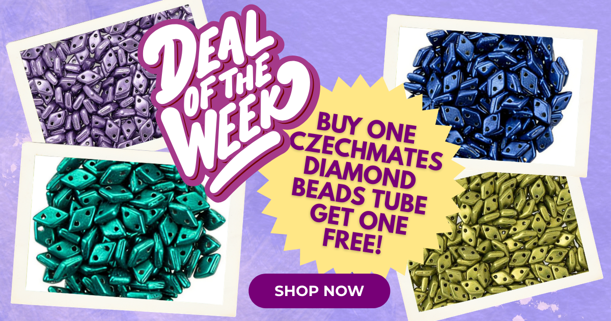 CzechMates Diamond Beads Buy One Tube Get One FREE!