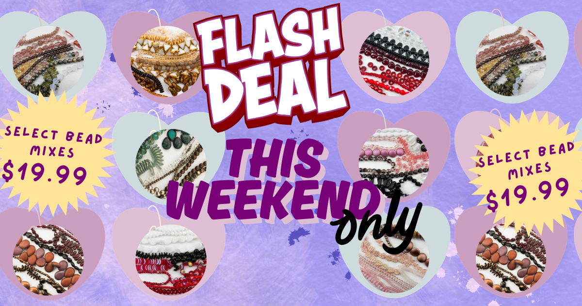 Weekend FLASH DEAL! Select Czech Glass Bead Mixes only $19.99