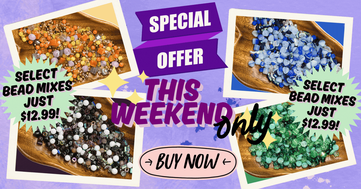 Weekend FLASH DEAL! Czech Glass Bead Soup Mixes only $12.99