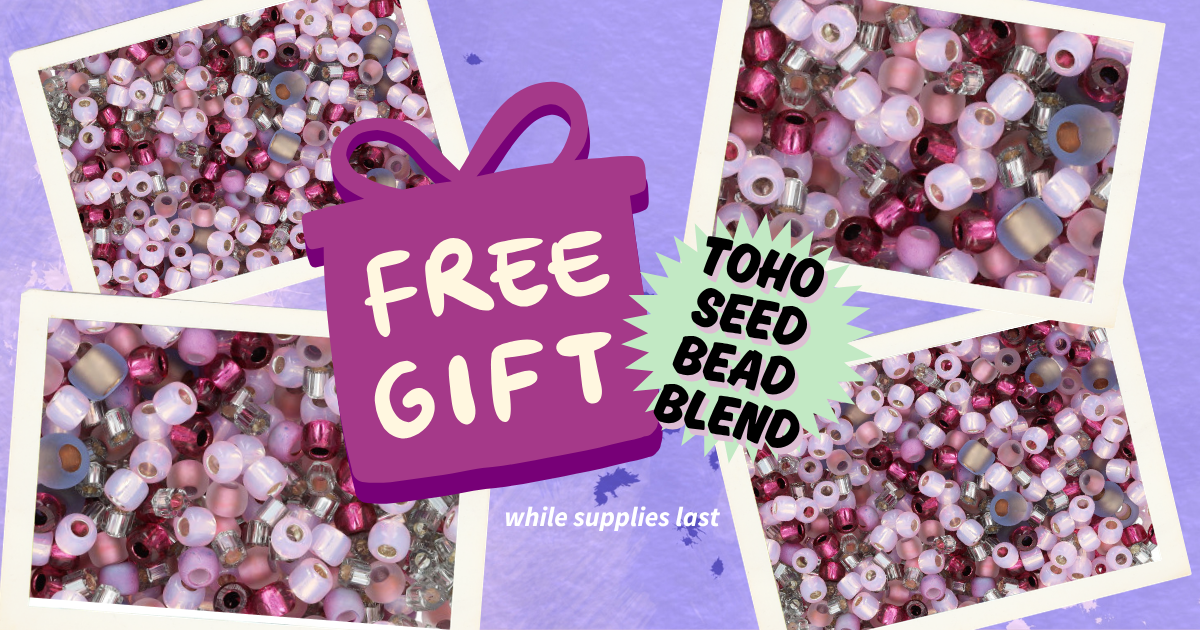 FREE TOHO Seed Bead Blend with Every Order!
