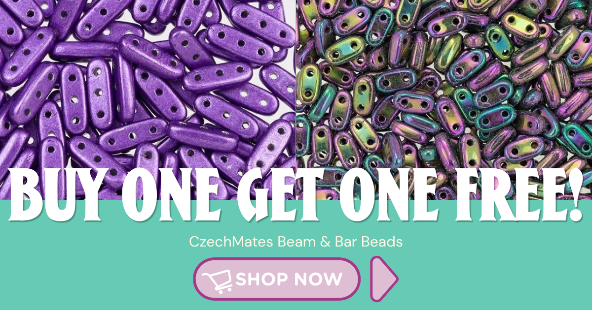 BOGO CzechMates Bar and Beam Beads