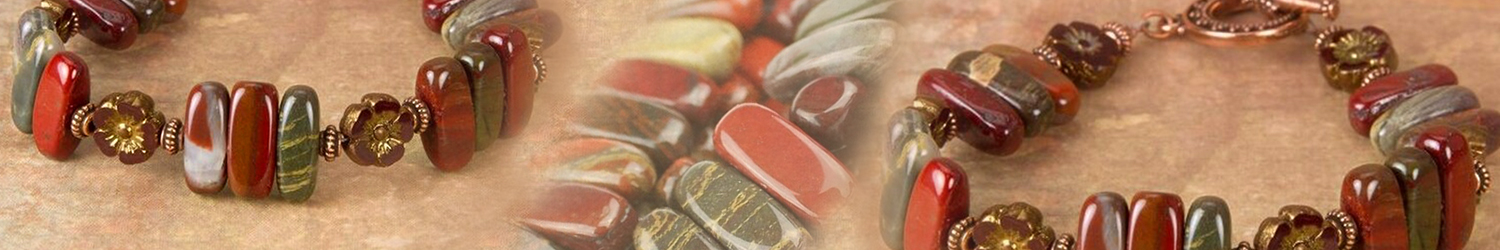 Jasper Beads and Components