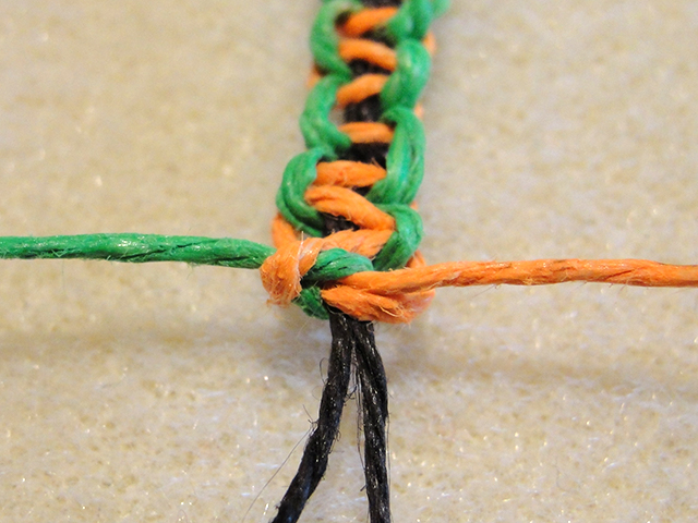 Make a Sliding Macrame Closure Step 14