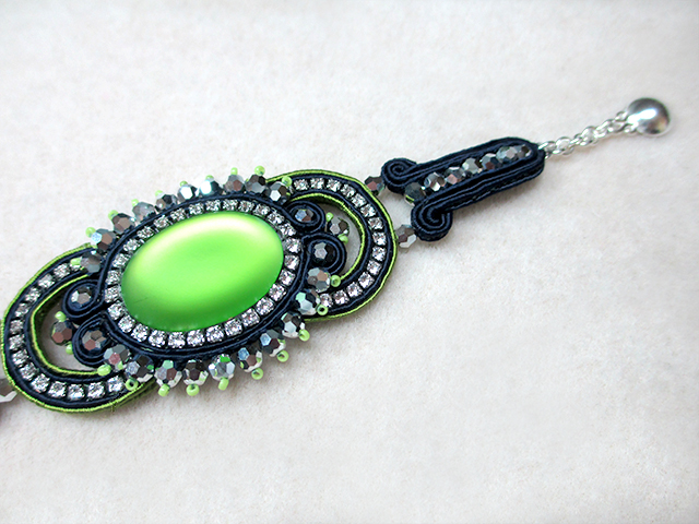 Soutache with Cup Chain Step 20