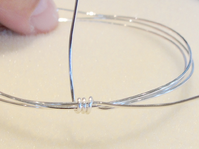 Create a Wire-Wrapped Bracelet with Beads Step 2
