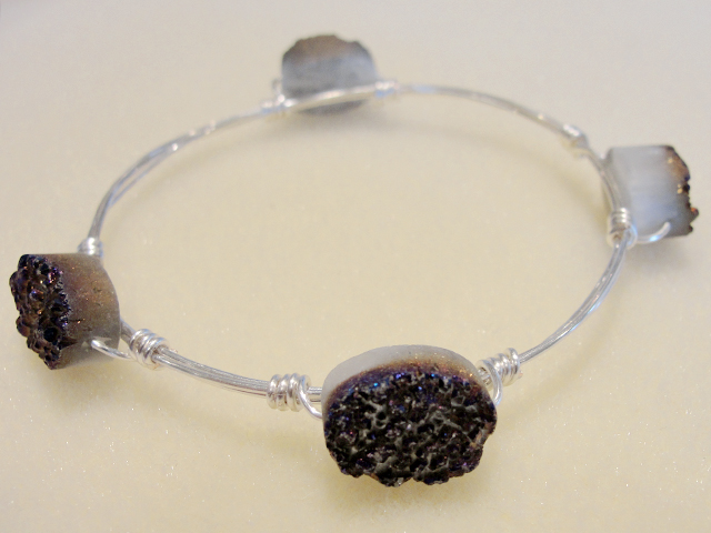 Create a Wire-Wrapped Bracelet with Beads Step 6