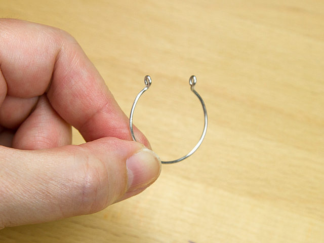 DIY Hoop Earrings Step 12