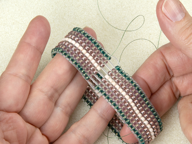 What-Nots: How to Finish a Loomed Bracelet!  Bead loom patterns, Bead loom  bracelets, Loom beading